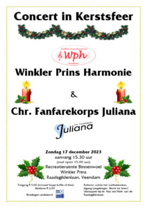 Concert in Kerstsfeer @ Recreatieruimte Binnenwoel Winkler Prins